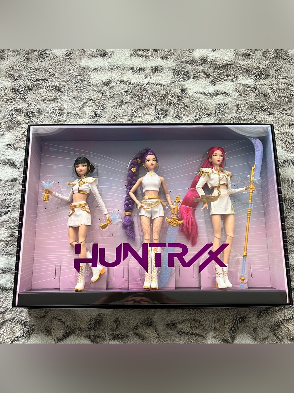 K-Pop Demon Hunters HUNTR/X Rumi Mira Zoey What It Sounds Like 3-Pack Mattel